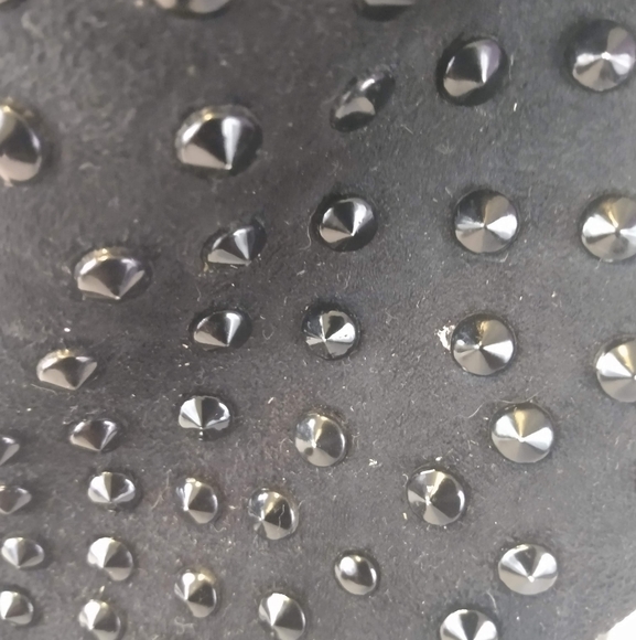 Dots Black Beaded Ruching Heel Boot - Picture 6 of 11